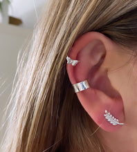 Load image into Gallery viewer, how to wear sterling silver ear cuffs