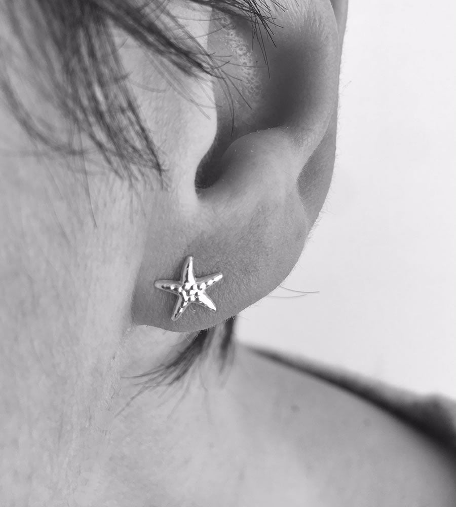 Starfish earrings discount