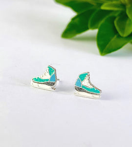 sterling silver ice skate studs