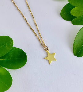 Gold Star Necklace