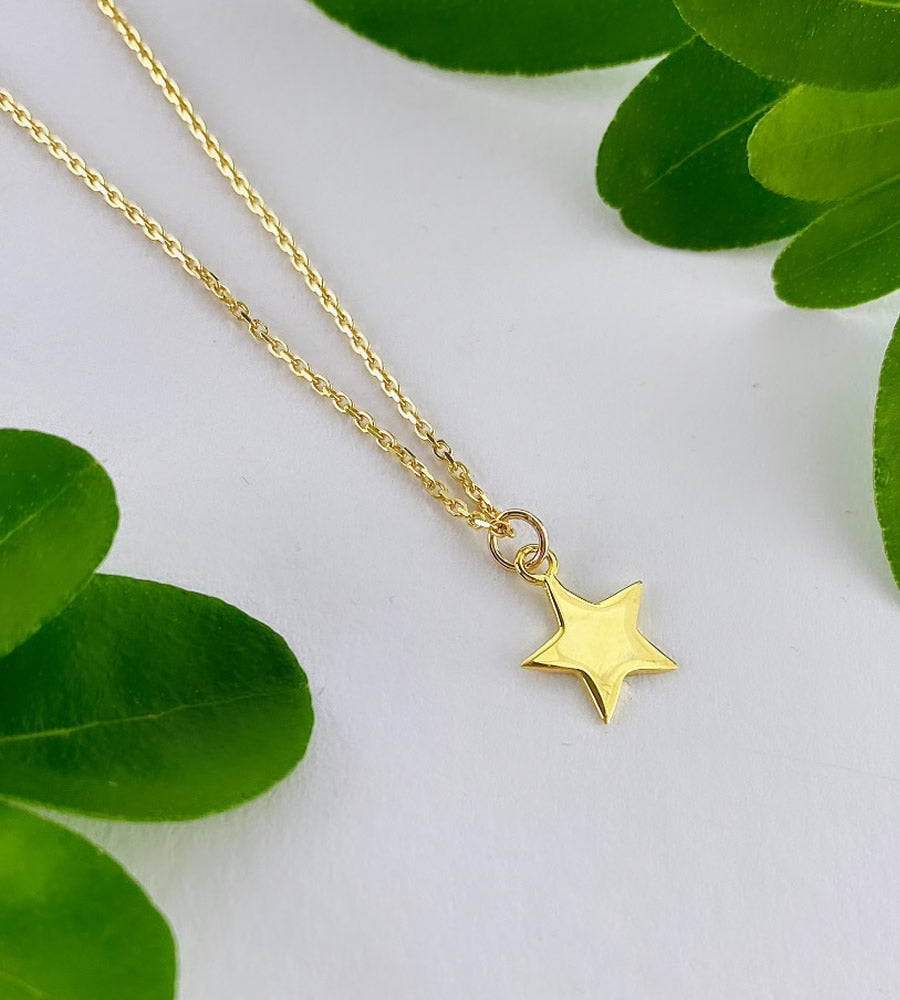 Gold Star Necklace