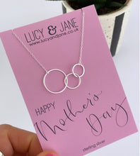 Load image into Gallery viewer, Sterling Silver Circles Necklace