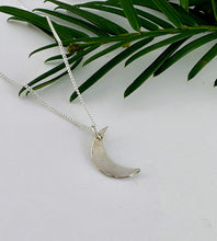 Load image into Gallery viewer, ONLY ONE - Sterling Silver Crescent Hammered Moon
