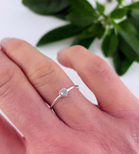 Load image into Gallery viewer, Sterling Silver Simple Heart Ring