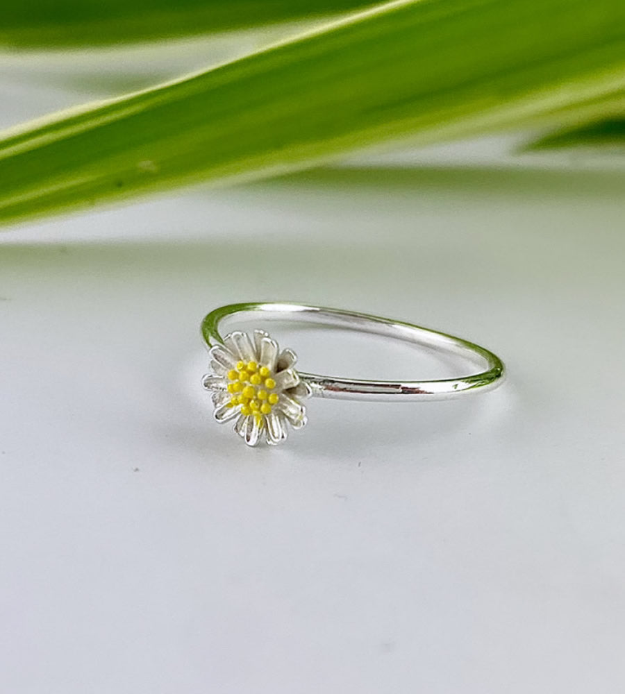 Sterling Silver Flower Ring