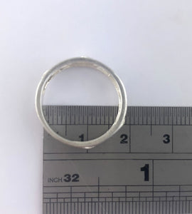 Sterling Silver Thin Twist Ring