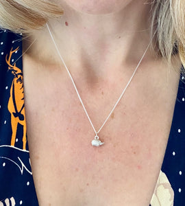 Sterling Silver Mini Hedgehog Necklace