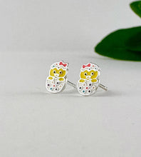 Load image into Gallery viewer, 2 PAIRS LEFT - Sterling Silver Chick in Egg Studs