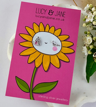 Load image into Gallery viewer, Sterling Silver Mismatched Bird and Birdcage Studs