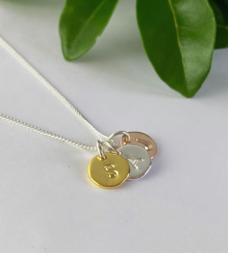 BEST SELLER! Sterling Silver, Gold And Rose Gold Personalised