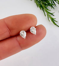 Load image into Gallery viewer, NEW. Sterling Silver Sparkle Teardrop Earrings