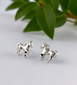 sterling silver horse studs