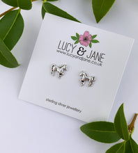 Load image into Gallery viewer, sterling silver horse earrings