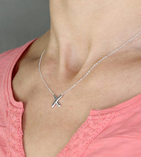 Load image into Gallery viewer, Sterling Silver Kiss Necklace