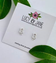 Load image into Gallery viewer, LAST PAIR - Sterling Silver Cat Outline Studs