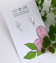 Load image into Gallery viewer, Sterling Silver Twist Earrings