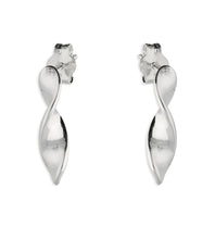 Load image into Gallery viewer, Sterling Silver Twist Earrings