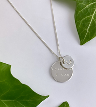 Load image into Gallery viewer, Sterling Silver Hidden Message Necklace