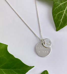 Sterling Silver Hidden Message Necklace