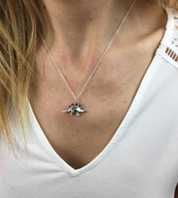 Load image into Gallery viewer, Sterling Silver Stegosaurus Dinosaur Necklace