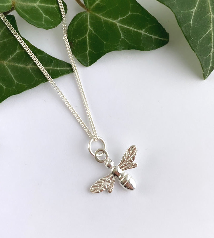Sterling Silver Bee Necklace – Lucy and Jane