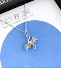 Load image into Gallery viewer, Sterling Silver Dragon Necklace