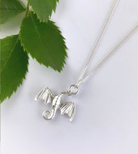 Load image into Gallery viewer, Sterling Silver Dragon Necklace