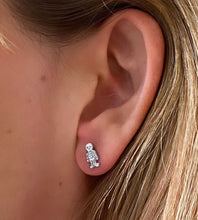 Load image into Gallery viewer, Halloween Sterling Silver Skeleton Earrings