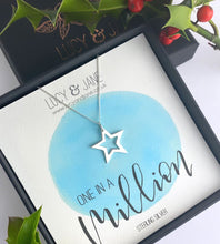 Load image into Gallery viewer, sterling silver star pendant