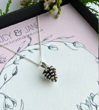 Load image into Gallery viewer, Sterling Silver Pine Cone Necklace