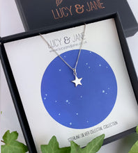 Load image into Gallery viewer, Sterling Silver Star Necklace