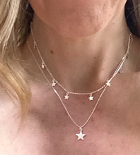 Load image into Gallery viewer, Sterling Silver Star Necklace