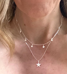 Sterling Silver Star Necklace