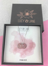 Load image into Gallery viewer, Sterling silver Additional Initial And Date Disc