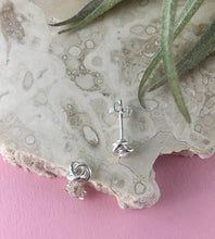 Load image into Gallery viewer, Sterling Silver Knot Stud Earrings