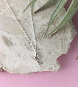 Sterling Silver Lightning Bolt Necklace