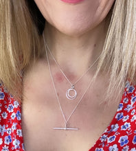 Load image into Gallery viewer, Sterling Silver Circles Necklace