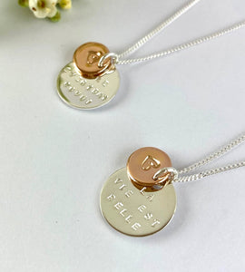 Sterling Silver Hidden Message Necklace