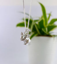 Load image into Gallery viewer, sterling silver rabbit necklace