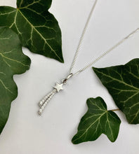 Load image into Gallery viewer, Sterling Silver Shooting Star Necklace