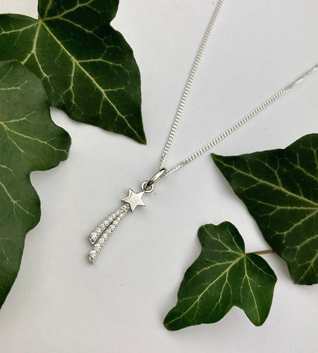 Sterling Silver Shooting Star Necklace