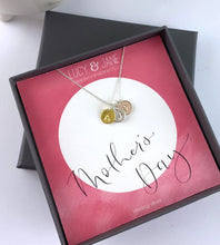 Load image into Gallery viewer, mothers day gift initial necklace